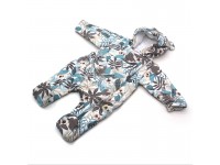 Комбінезон MAŁGOSIA демісезонний Dzungla для немовлят коричнево-блакитний 