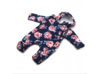 Комбінезон MAŁGOSIA демісезонний Florа для немовлят синій 