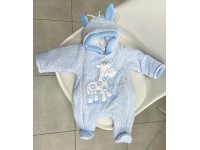 Комбінезон MAŁGOSIA демісезонний Zyrafka для немовлят блакитний Комбінезон MAŁGOSIA демісезонний Zyrafka для немовлят блакитний