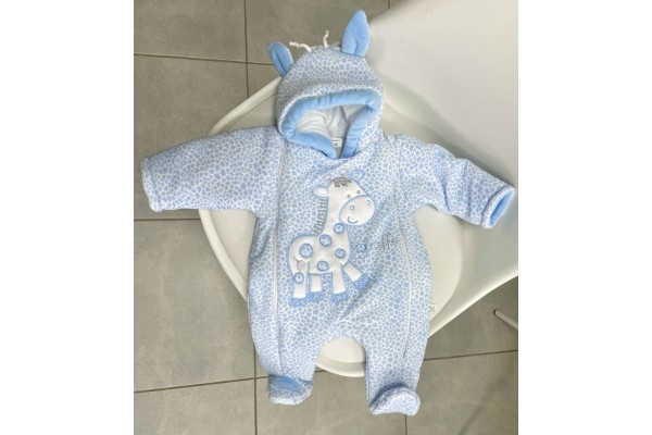 Комбінезон MAŁGOSIA демісезонний Zyrafka для немовлят блакитний 