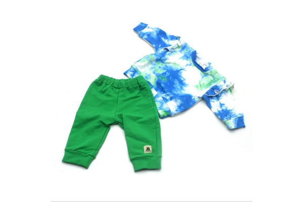 Костюм MAŁGOSIA Miloo для немовлят зелений дівчинка 