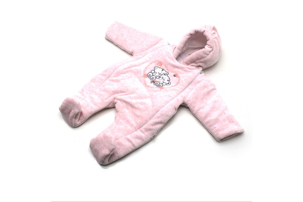 Комбінезон MAŁGOSIA демісезонний Misie для немовлят персиковий 