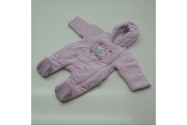 Комбінезон MAŁGOSIA демісезонний Misie для немовлят рожевий 