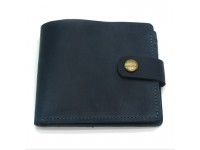 Гаманець шкіряний №2 Крейзі Zoo-hunt синій 1070 Гаманець шкіряний №2 Крейзі Zoo-hunt синій 1070