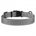 Нашийник для Собак BronzeDog Active Нейлоновий зі Світловідбиттям та Пластиковою Пряжкою Сірий  XL(53/1311/Т) 