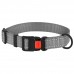 Нашийник для Собак BronzeDog Active Нейлоновий зі Світловідбиттям та Пластиковою Пряжкою Сірий  XL(53/1311/Т) 
