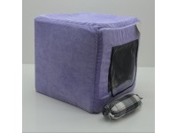 Хатка для собак та котів Zoo-hunt Кубус клітинка 37х37х37 см 