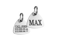 Адресник для котів BronzeDog з Нержавіючої Сталі Тип 7  S(90411) 