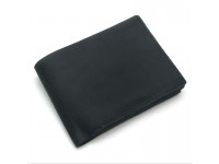 Гаманець шкіряний Крейзі Zoo-hunt чорний 1111 