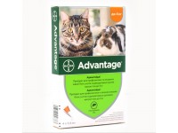 Краплі від бліх та кліщів Bayer Advantage 40 для котів до 4 кг 1 піпетка