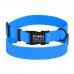 Нашийник для Собак BronzeDog Surf Водовідштовхуючий із Захисним Полімерним Покриттям та Металевою Пряжкою Блакитний  XL(66/6132/Т) 