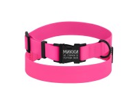 Нашийник для Собак BronzeDog Surf Водовідштовхуючий із Захисним Полімерним Покриттям та Металевою Пряжкою Рожевий L(48/6137/Т) Нашийник для Собак BronzeDog Surf Водовідштовхуючий із Захисним Полімерним Покриттям та Металевою Пряжкою Рожевий L(48/6137/Т)