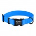Нашийник для Собак BronzeDog Surf Водовідштовхуючий із Захисним Полімерним Покриттям та Металевою Пряжкою Блакитний  XL(66/6132/Т) 