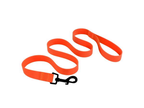 Повідець для собак Bronzedog Surf Водовідштовхувальний із Захисним Полімерним Покриттям Оранжевий  XS(59/6134/Т) 